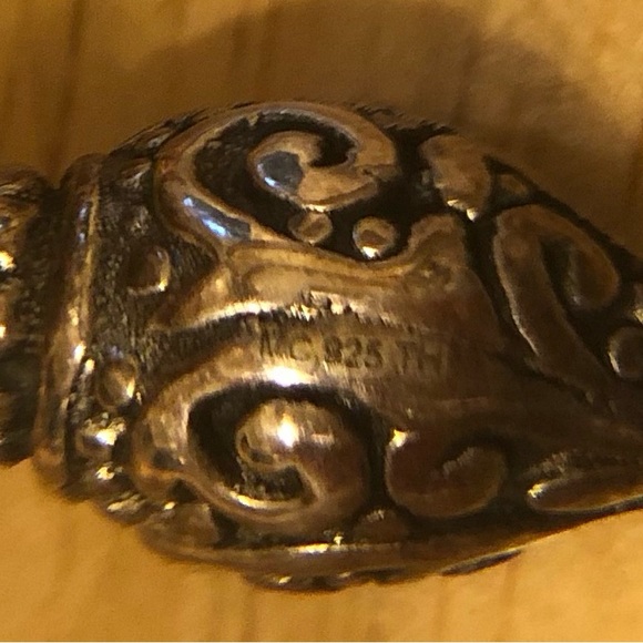 Silver Seashell Drop Earrings - Picture 5 of 6